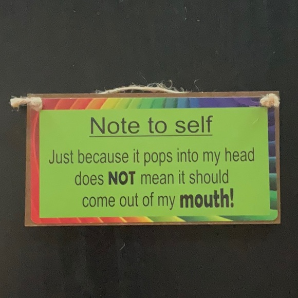 Set of 6 Wall Hangings With Sarcastic Sayings - Picture 12 of 13